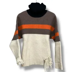 CULLNI 22AW Asymmetrical Fringe Turtleneck Knit サイズ1のサムネイル