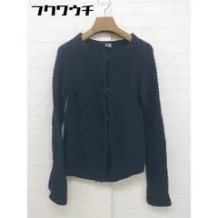 ◇ Pink Label UNITED ARROWS アンゴラ混 長袖 ニット カーディガン ネイビー レディース  【中古】 【1201110003298】