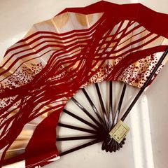 新品★ 舞扇子 京扇子 日本舞踊 踊り用 赤金 銀