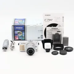 2024年最新】OLYMPUS ミラーレス一眼 PEN mini E-PM2 レンズキット ホワイト E-PM2 LKIT WHT 中古  良品の人気アイテム - メルカリ