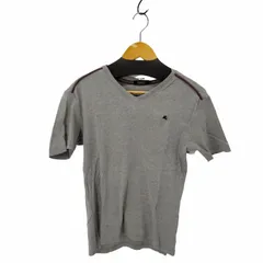 バーバリーブラックレーベル BURBERRY BLACK LABEL Vネック 半袖Tシャツ レディース JPN：2 