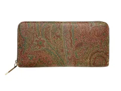 ETRO (エトロ) ラウンドファスナー長財布 ペイズリー柄 PVC