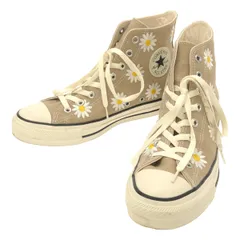 CONVERSE コンバース ALL STAR DAISYFLOWER フラワー刺繍スニーカー 1SD825 ベージュ 27cm