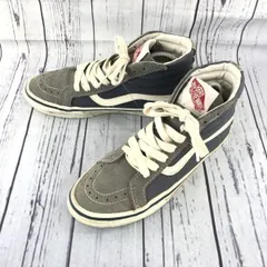 希少★バンズ world's #1 スケートボードシューズ★スニーカー【23.5/グレー/navy】スエード加工/キャンバス/30周年記念モデル◆Ｄ-93L