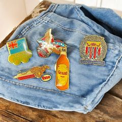 ピンズ 5個 セット 酒 ESSO イギリス ピンバッジ PINS バッジ ヴィンテージ ビンテージ アンティーク 小物 アクセサリー 古着 金 銀 USA ヨーロッパ 他 仕入れ 卸 0720CA