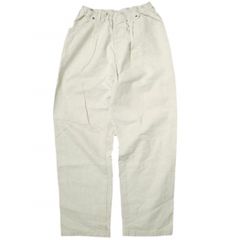 COMFORTABLE REASON x BEAUTY&YOUTH コンフォータブルリーズン ビューティーアンドユース 別注 日本製 コットンリネンキャンバス イージーワイドパンツ ONE SIZE Ivory GOOFY CREATION ボトムス