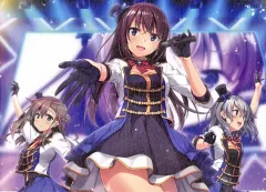 【中古】キャンバスボード・キャンバスアート 三嶋朱莉＆悠木和心＆小鳥遊詠 キャンバスアート 「同じクラスのアイドルさん。」 萌えゲーフェスタ2021＠DMM/FANZA SUMMERグッズ