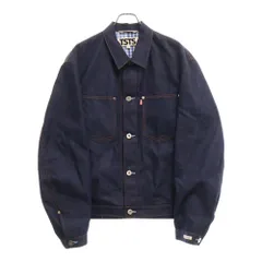 TSTS / 2 GINGHAM LINING DENIM TROUSERS / INDIGO BLUE | ふぁいん