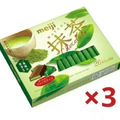 明治「抹茶チョコレートBOX」 26枚 × 3箱