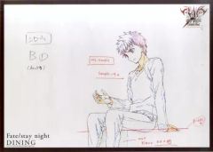 [중고] 머그컵·탕만 위궁 시로 종이제 런천 매트 [Fate/stay night [Realta Nua]] Fate/stay night DINING 메뉴 주문 특전