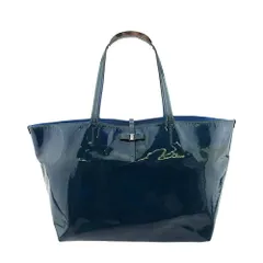 【最大30％OFF】サルヴァトーレフェラガモ Salvatore Ferragamo トートバッグ ヴァラリボン グリーン ブルー レディース 中古