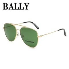 バリー BALLY BY0100-H 28N 60 サングラス UVカット 紫外線カット ノーズパッド 鼻あて メンズ グリーン ゴールドのサムネイル
