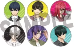 【中古】バッジ・ピンズ 全6種セット 「ブルーロック×ラウンドワン トレーディング描き下ろしホログラム缶バッジ」