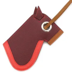 ❤未使用品❤ジージーカマイユチャーム ライム バッグチャーム エルメス Ｕ刻印 HERMES - エルメス ジージーカマイユ ライム×チャイ×ローズ
