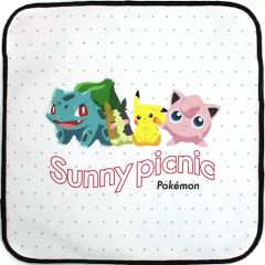 [중고] 잡화 집합 / 경계 : 블랙 타월 피크닉 타월 컬렉션 [이치 반 쿠지 Pokemon anytime ~Sunny picnic~] F상