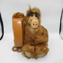 Rare! 80's ALF Alf Foreign Drama Telephone Telephone Doll Figure Plush Toy Vintage