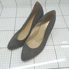 ◇ Θ MAMIAN マミアン シンプル ポインテッドトゥパンプス サイズ23.5 グレー系 レディース E  【1508250016226】