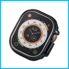 【新着商品】Ultra 49mm ケース Watch バンパー 側面保護 Apple ソフト TPU エレコム ブラック AW-22CBPUBK