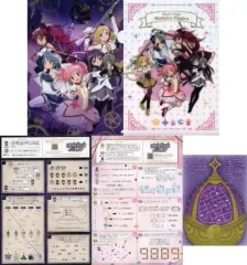 【中古】クリアファイル 集合 A4謎付きクリアファイルセット 「リアル脱出ゲーム×魔法少女まどか☆マギカ ワルプルギスの夜からの脱出」