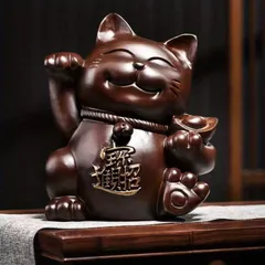 2025年最新】招き猫 木彫の人気アイテム - メルカリ