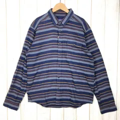 【Men's M ネイビー系】 Patagonia ( パタゴニア ) ロングスリーブ ライトウェイト フィヨルド フランネル シャツ Long Sleeve Lightweight Fjord Flannel Shirt 54020 Int