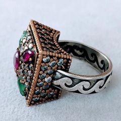 トルコ製 オスマントルコスタイル リング シルバー925