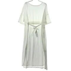 niko and... ニコアンド 半袖 ロングワンピース 3 アイボリー レディース 古着