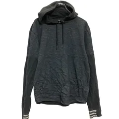 adidas 無地スウェット パーカー L～ ブラック 古着卸 アメリカ仕入 a703-5185