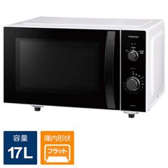 【新品 未使用 未開梱】東芝　TOSHIBA　電子レンジ 単機能 17L フラット ヘルツフリー ホワイト　ER-M17Y-W