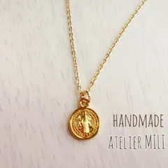 小さめ☆コインネックレス☆高品質☆男女兼用☆ゴールド色☆シルバー色に変更可能☆