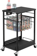 Bauhutte( バウヒュッテ ) エナジーワゴン ドリンクホルダー デスク BHS-430EW-BK