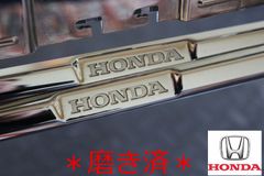 美品□磨き済み□HONDAホンダ純正ライセンスフレーム□２枚セット