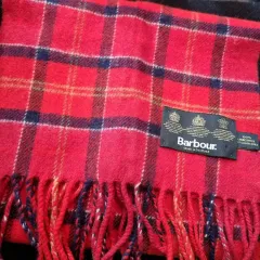 Barbour(バブアー) スコットランド人 タータンチェック ラムウール 100 マフラー