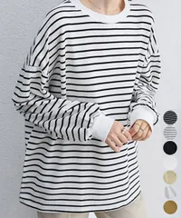 ボーダーtシャツ レディース 長袖ロンT