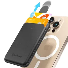 【在庫セール】iPhone 財布 マグセーフ 16/15/14/13/12 カード2枚収納 スマホカードケース シリーズ対応 タプを引いて取り出す ウォレット M-Pull 軽量 37g Tab カードケース magsafe対応 Wallet スライド & ブ