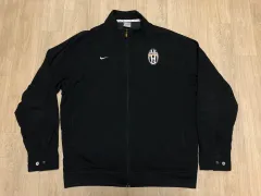 【希少】ユヴェントス　ナイロンジャケット　XLサイズ　シャカシャカ　ブラック NIKE - 完売しました NIKE シャカシャカ 黒 XL アウター