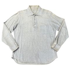 ヴィンテージ Vintage ■【 30‘s~40‘s One Pocket Pullover Work Shirt 】ワン ポケット プルオーバー ワーク シャツ