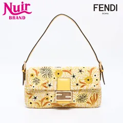 ⭐️希少 FENDI マンマバケット 花柄 ビーズ刺繍 パイソンレザー