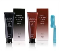 ケンラックス　トリートメントカラー　KENRAX TREATMENT COLOR　ヘアマニキュア　各160g　[ブラック・ブラウン]　※専用コームブラシ付き