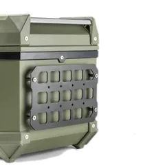 新品 Entrotech【2枚セット】リアボックスサイドパネル バイクMOLLEパネル サイドキャリア バイクリアボックス用サイドバッグサポート モールパネル アルミニウム合金製 大容量収納＆積載強化 汎用カスタムパーツ ツーリング＆キャンプに最適 取付ネジ付