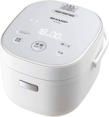 シャープ 炊飯器 KS-CF05B-W 3合 一人暮らし マイコン パン調理機能 ホワイト (セ)