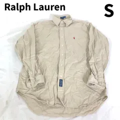 Ralph Lauren ラルフローレン M  THE BLAIRE ベージュ ボタンダウンシャツ メンズ シャツ 長袖シャツ   【送料無料】 MID