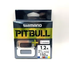 ◇626【新品】シマノ PEライン ピットブル8+ 1.2号150m 5カラー PITBULL ショアソルト汎用 タフクロス2 ヒートシンクコーティング SHIMANO 釣り 釣り糸 LD-M51T 10M*5カラー