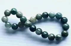 晶玉堂天然糸魚川濃い翡翠30Aブレスレット8ｍｍ