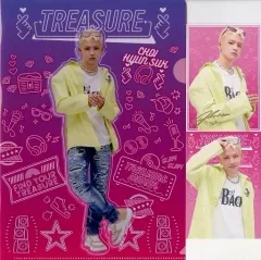 【中古】クリアファイル ヒョンソク A4クリアファイル＆ブロマイドセット 「タイトーくじ TREASURE」 F賞