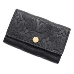 ルイヴィトン キーケース モノグラム・アンプラント 6連キーケース ミュルティクレ6  M64421 LOUIS VUITTON ブラック 黒