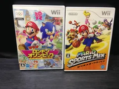 マリオ&ソニック AT ロンドンオリンピック, マリオスポーツミックス Wii ソフト 2点まとめて mGG042 ● ★