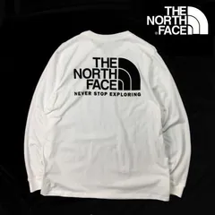 ノースフェイス 長袖 Tシャツ ロンT US限定 男女兼用 白 180902