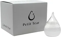 Petit Tear ストームグラス カラーガラス 手のひらサイズ 結晶 インテリア 置物( クリア,  ミニ)のサムネイル