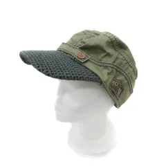 ディーゼル DIESEL 帽子 ワークキャップ 切替 ニット 3 カーキ ダークグリーン /YK19のサムネイル